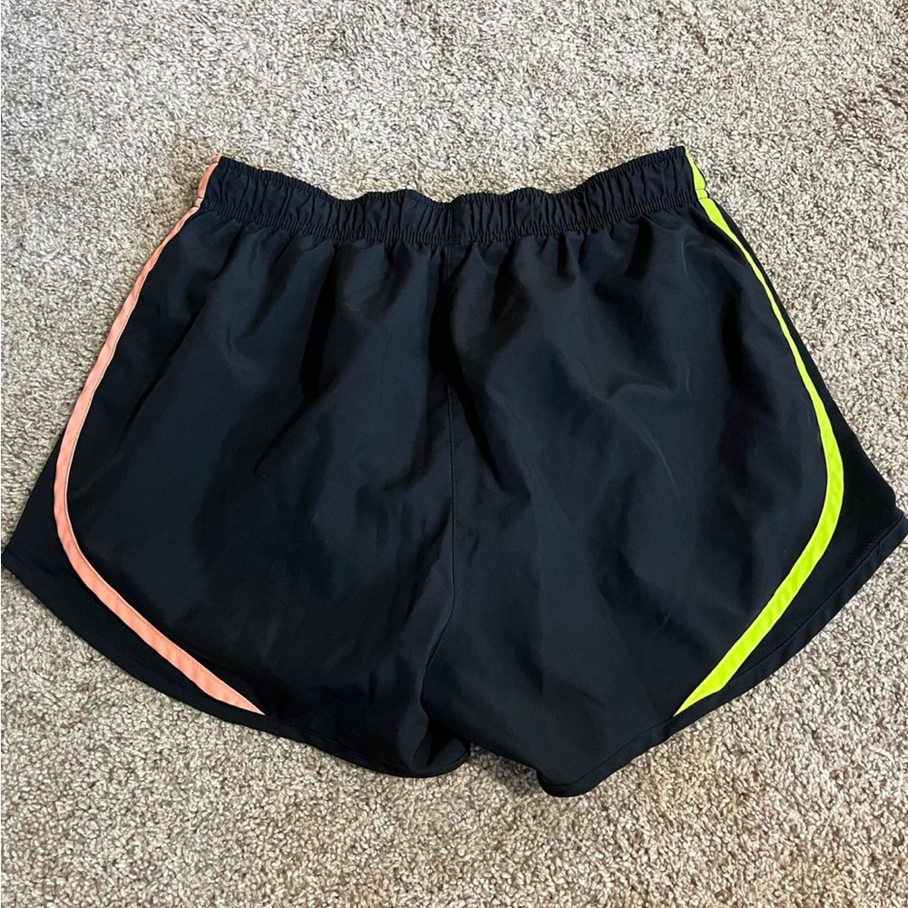 Nike dri-fit running shorts with neon stripes - Picture 2 of 6